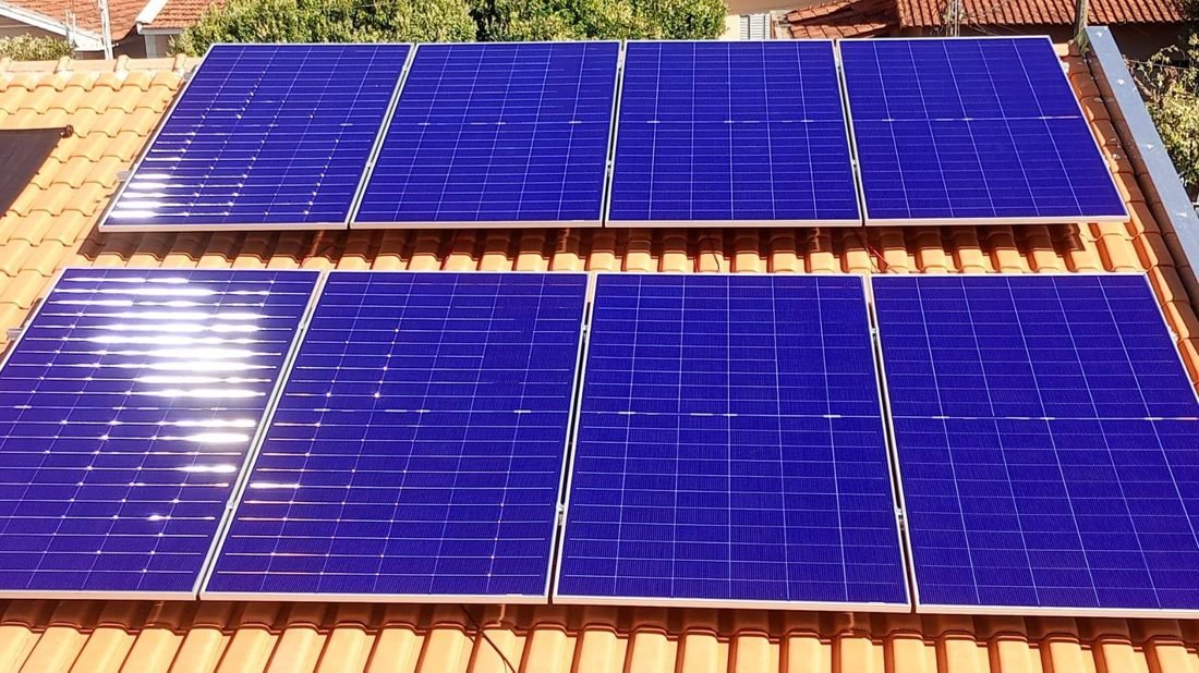 Instalação de painéis solares